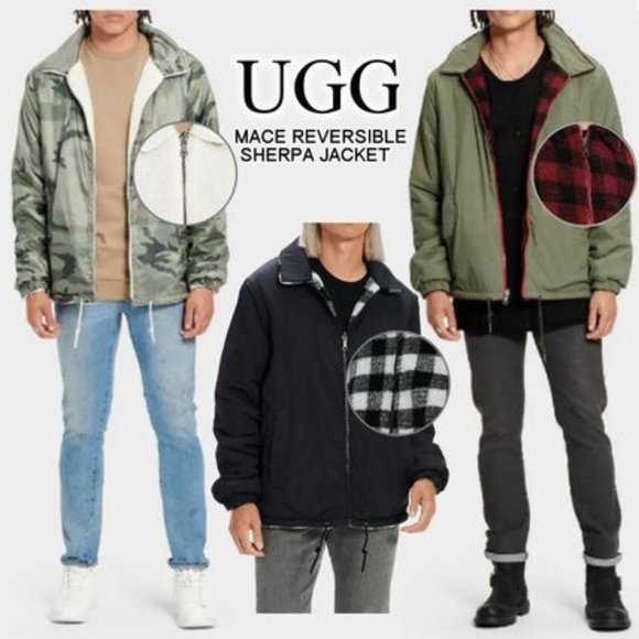 UGG Mace Reversible Men's Sherpa Jacket - Picture 6 of 15